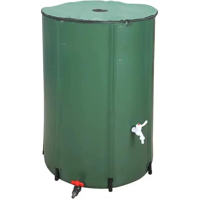 Baril de pluie pliable 50-500l, collecteur d'eau de jardin pliable et étanche, réservoir de stockage
