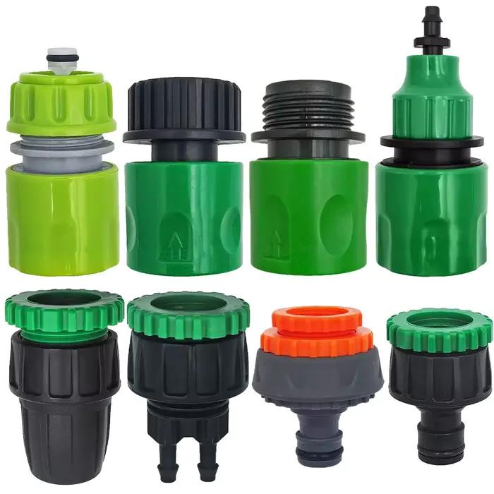 Adaptateurs de robinet de jardin, connecteurs rapides, 1/2 "3/4", séparateurs d'eau d'irrigation gou