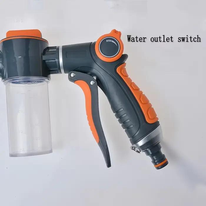 Nouveau pistolet à eau en mousse buse de tuyau lavage de voiture outils de nettoyage jardin pelouse 