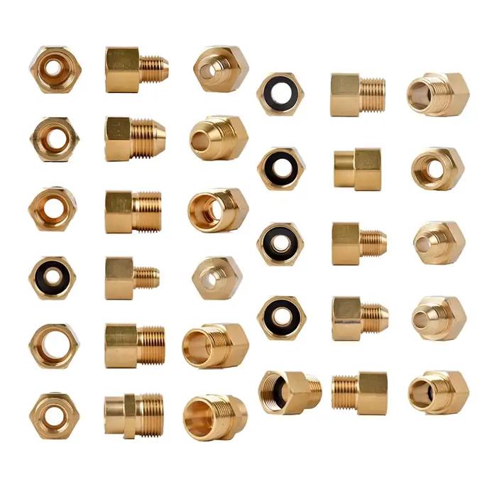 Connecteur de filetage en laiton 3/8 "1/2" M14 M18 M22, adaptateur mâle femelle pour pistolet de lav