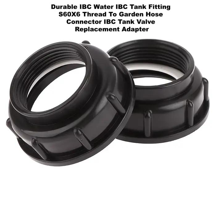 Adaptateur précieux pour conteneur IBC, vanne Schutz, filetage fin 62mm à 60mm, raccords à filetage 