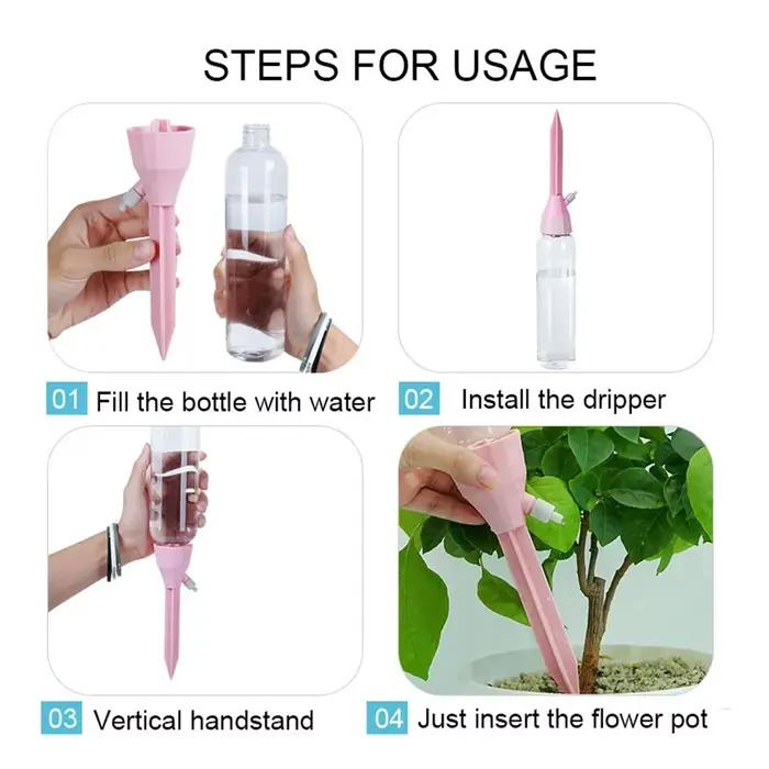 Système d'irrigation goutte à goutte réglable, 1 à 10 pièces, pointes d'arrosage automatique pour pl