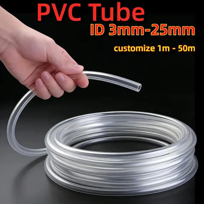 Tuyau PVC transparent pour eau, diamètres 3, 4, 5, 6, 7, 8, 9, 10, 12, 14, 16 mm, tubes, tuyaux, fle