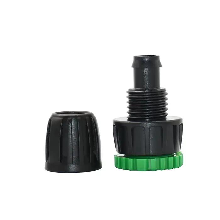 Adaptateur de Système d'Irrigation Goutte à Goutte pour Tuyau de Jardin, Connecteur Barbelé, 1/2, 3/