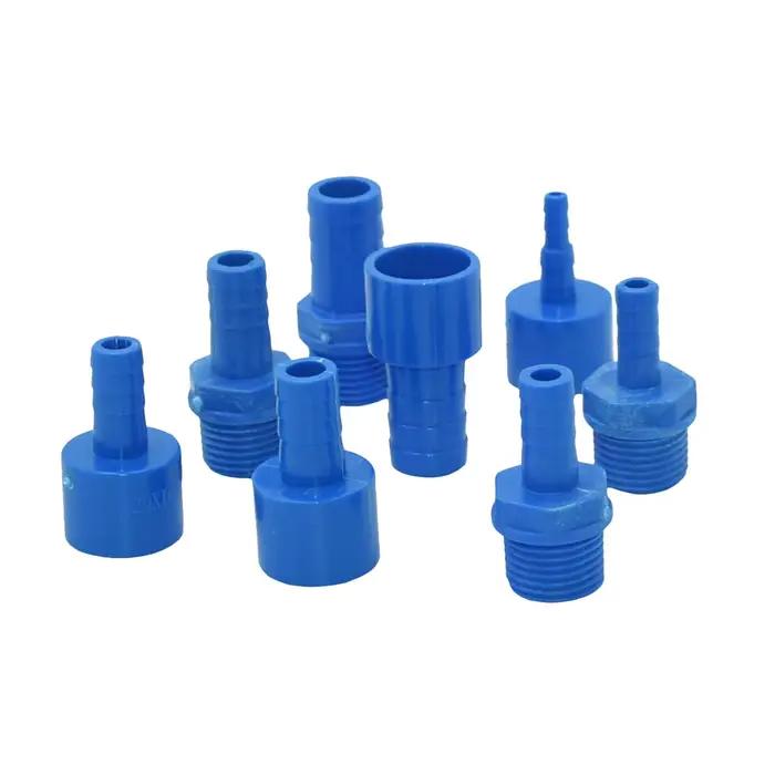 Connecteur de tuyau en PVC ID 20mm 1/2 à 8/10/12/16mm, raccord de tuyau d'arrosage, raccord de coupl