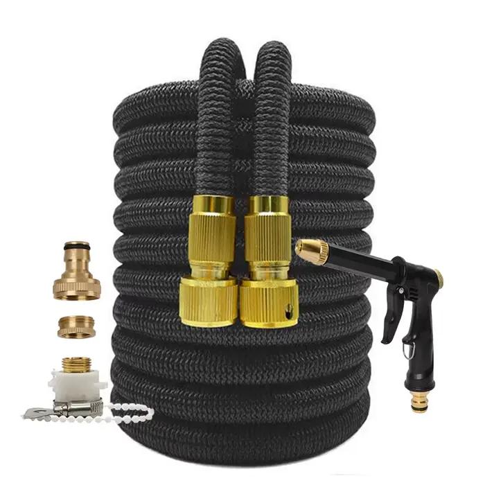 Garden hose garden watering water gun retractable garden watering water pipe garden magic water pipe