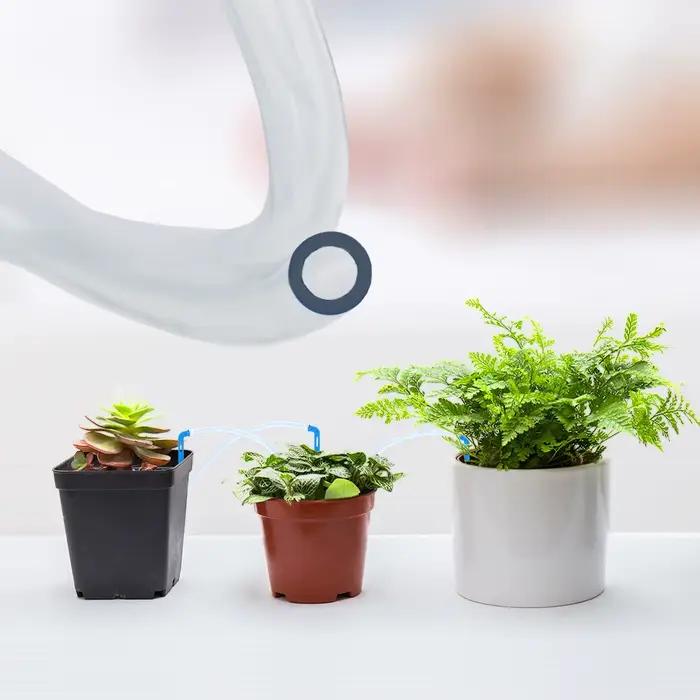 1-100M 1/4 ''Clair PVC Micro Jardin Irrigation Tuyau Souple 4/6MM Tube En Plastique Transparent Pomp