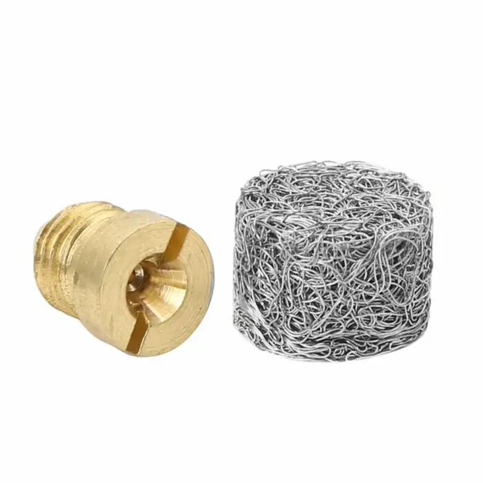 Embouts universels de buse d'orifice de mousse de neige en laiton, filetage de 1.0mm/1.1 Mm + fabric