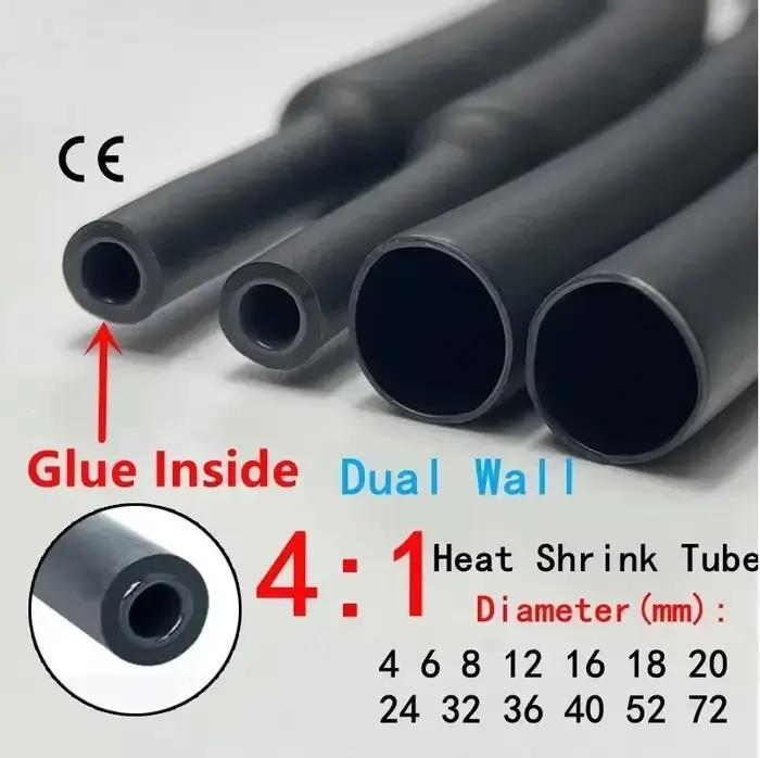 1m 41 étanchéité imperméabilisation Protection anticorrosion et tube thermorétractable pour harnais multibrins résistant à l'usure et aux fuites