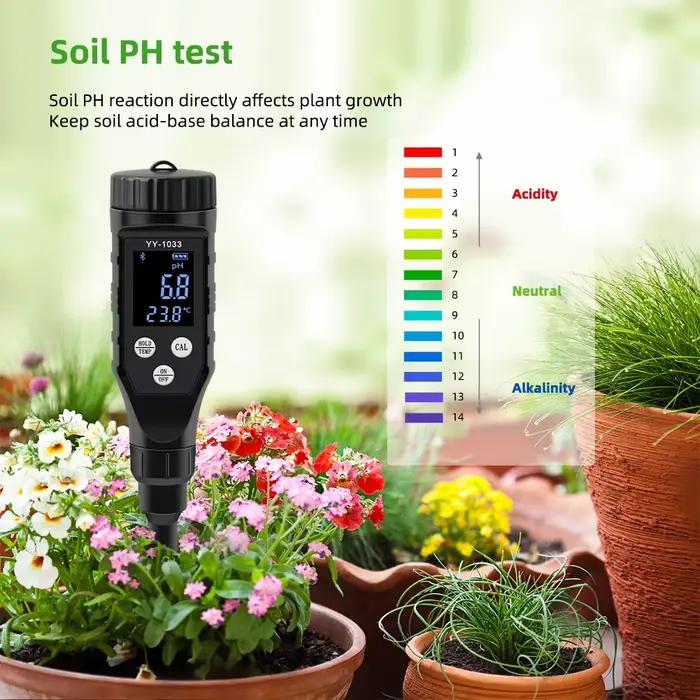 Testeur de sol intelligent PH 0.0 ~ 14.0pH