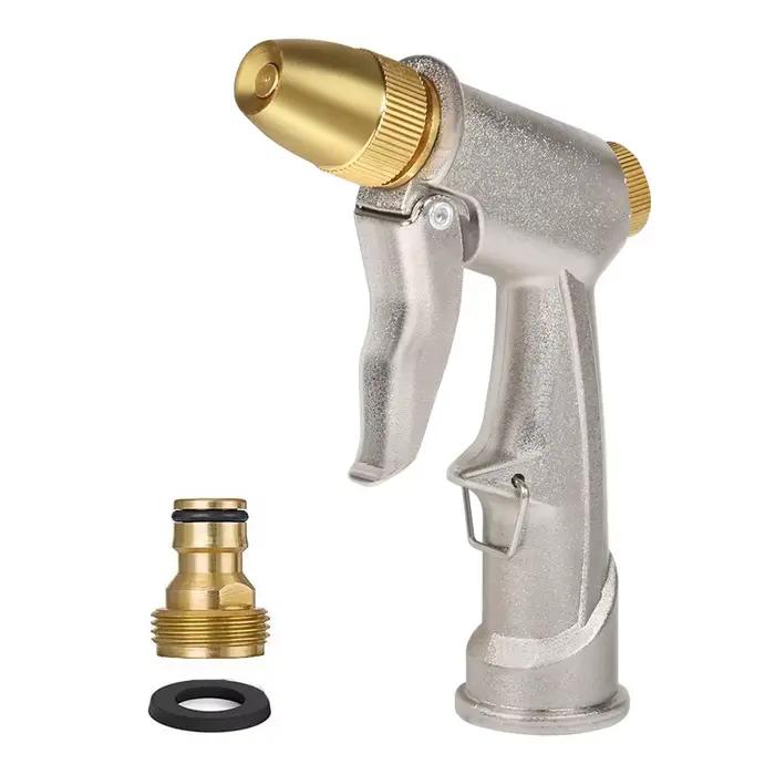 Pulvérisateur d'eau de jardin en métal à haute pression avec Jet de tuyau pour l'arrosage de cour de lavage de voiture