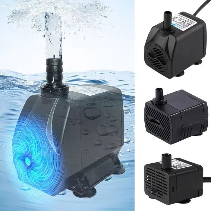 Pompe à eau submersible noire ultra-silencieuse