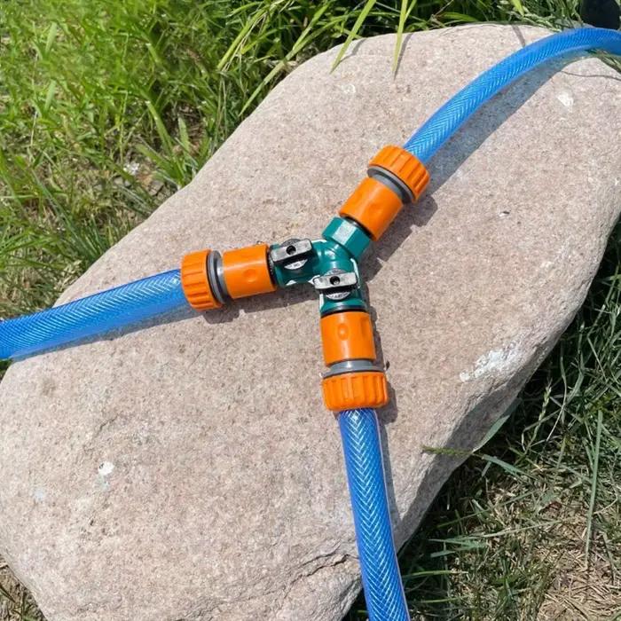 Séparateur de tuyau d'arrosage à 2 voies
