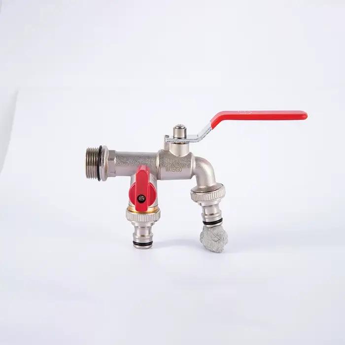 Robinets de jardin en alliage de zinc pour irrigation industrielle et domestique