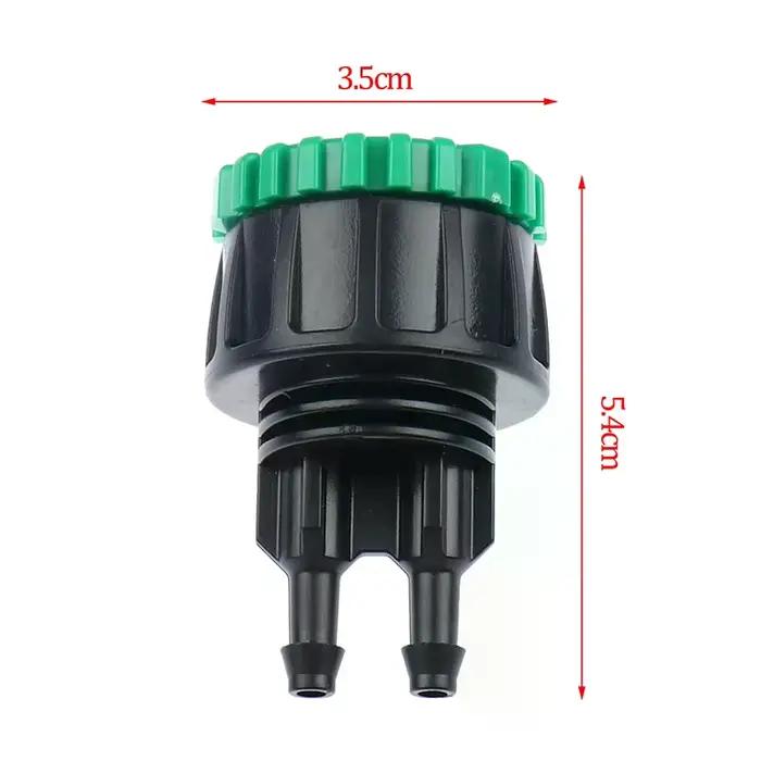 Connecteur d'eau de jardin en plastique 1/4" à 1/2" 3/4" femelle connecteur Y adaptateur de tuyau d'irrigation pour usage durable et facile à utiliser occasions de jardinage