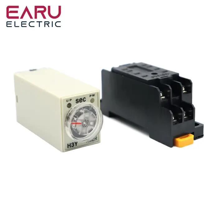Minuterie de retard H3Y-2 AC220V avec prise de Base