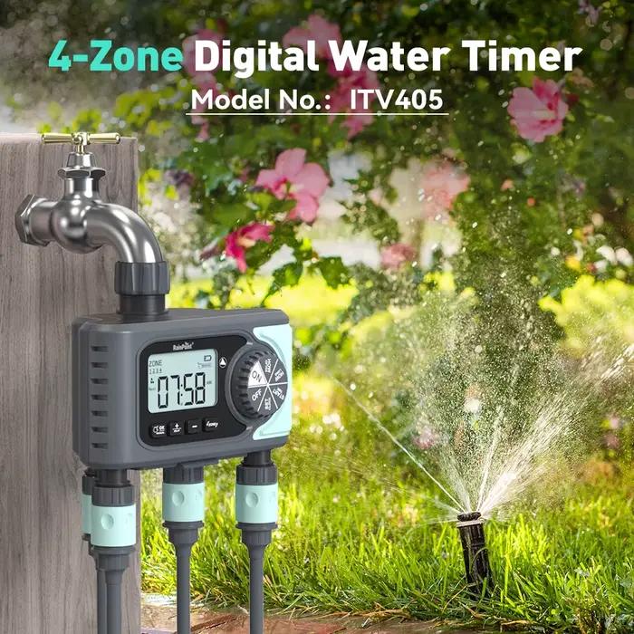 Minuterie d'arrosage programmable avec délai de pluie