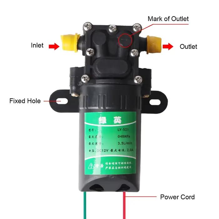 Pompe à eau électrique agricole pour lavage de voiture