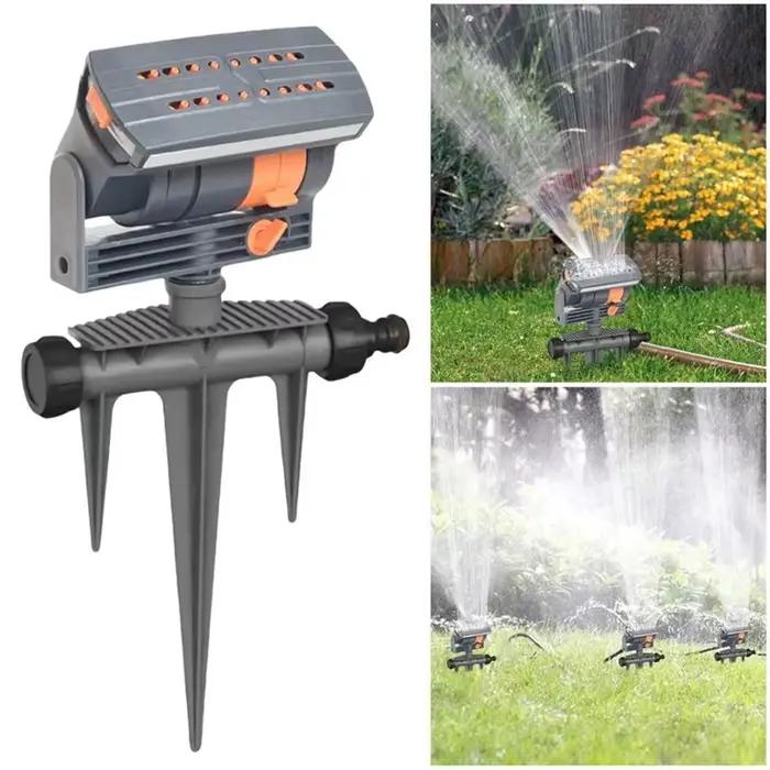 Système d'arrosage oscillant AFOURT-Garden pour irrigation des pelouses et des parcs avec distribution d'eau réglable et automatique pour jardin