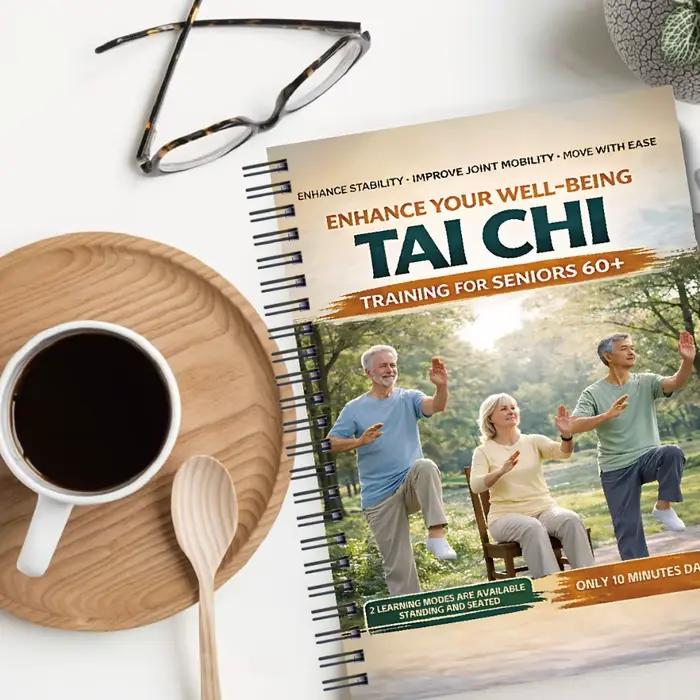 Défi de transformation en 28 jours, Tai Chi pour les seniors uniquement, 10 minutes de Tai Chi quotidien, marche facile, programme de 4 semaines, livre