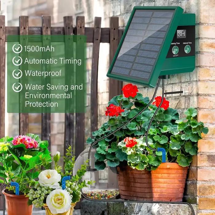 Système d'irrigation goutte-à-goutte solaire automatique