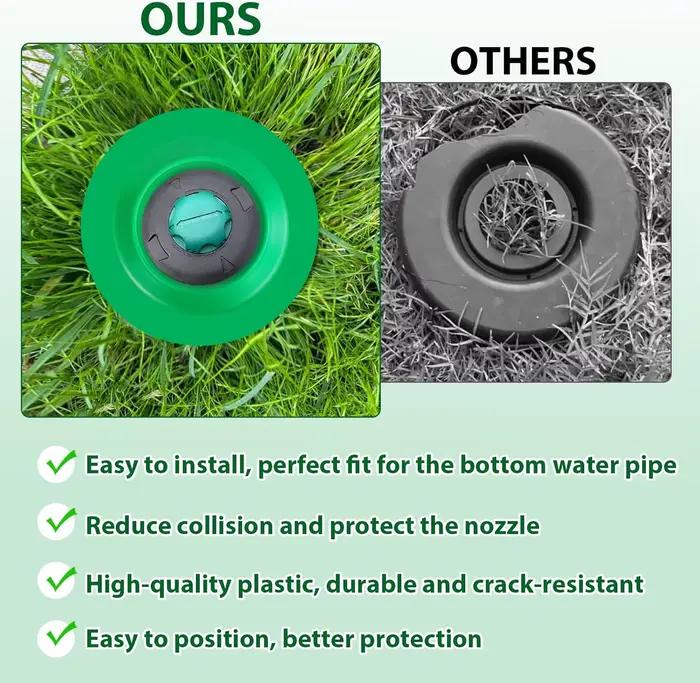 Couvercle de protection de tête d'arrosage rond résistant aux chocs et à la poussière pour systèmes d'irrigation de jardin occasions spéciales