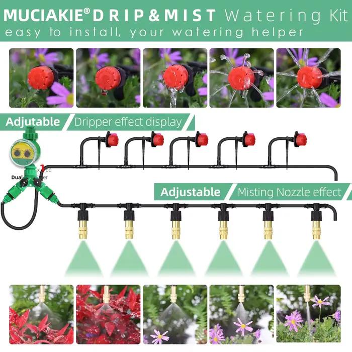 MUCIAKIE – système d'irrigation de jardin 10-50M