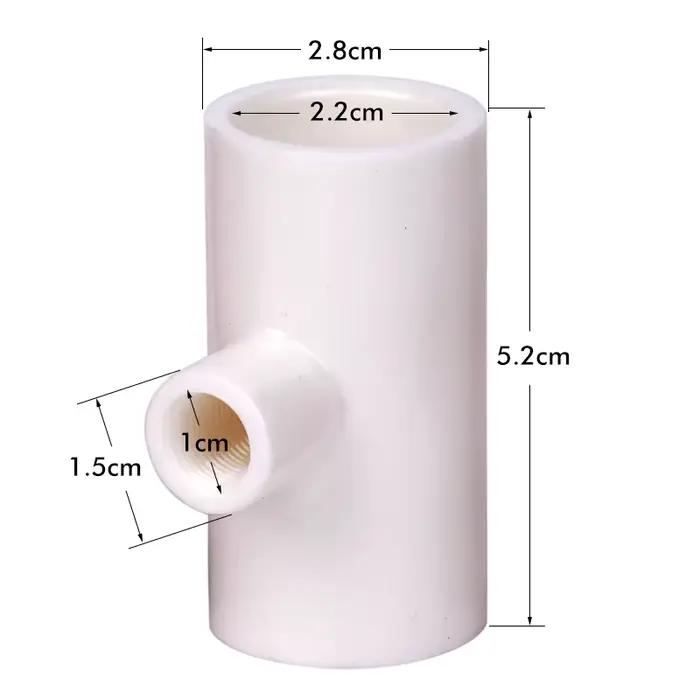 Tube en T de tuyau d'arrosage jetable