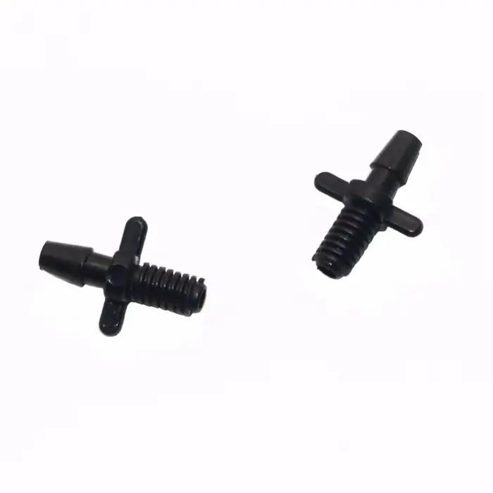 Connecteurs barbelés pour tuyau de jardin 3/5mm filetage 5mm double voie 50 pièces pour irrigation paysagère et balconnement
