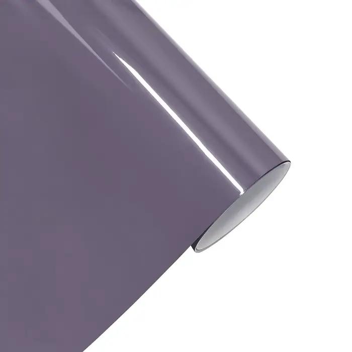 Autocollant de voiture violet provençal, Film vinyle sans bulles, PET, autocollant auto-adhésif pour carrosserie de véhicule, accessoires de voiture, DIY bricolage