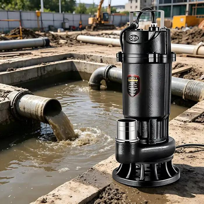 Pompe submersible domestique 220V pour eaux usées