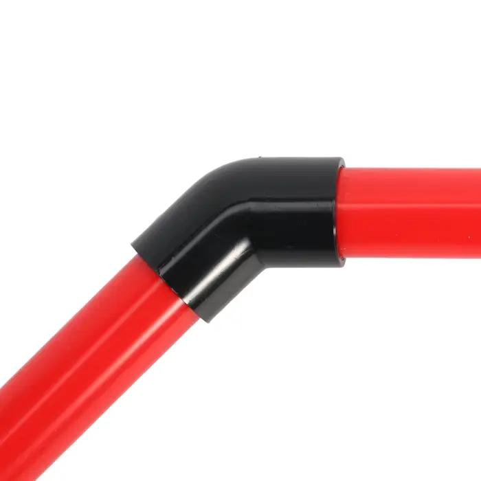 1 pièce de tuyau UPVC rouge épaissi de 20/25/32/40/50 mm pour drainage d'aquarium