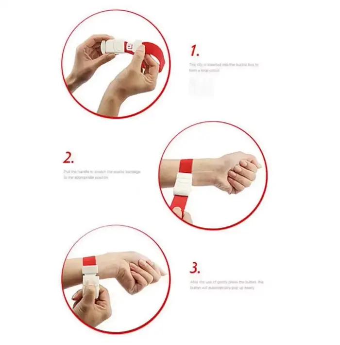 Tourniquet d'urgence, kit de sauvetage infirmier, tourniquet médical, premiers secours, boucle rotative, kit de survie pour le camping en plein air