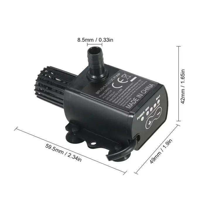 Petite pompe de fontaine Submersible 4.8W IP68