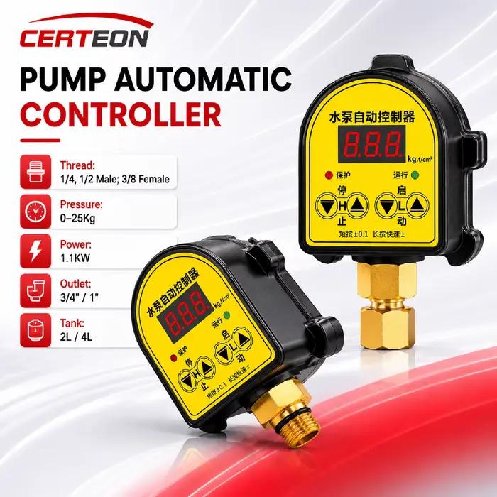 Contrôleur Automatique de Pompe à Eau Pressostat