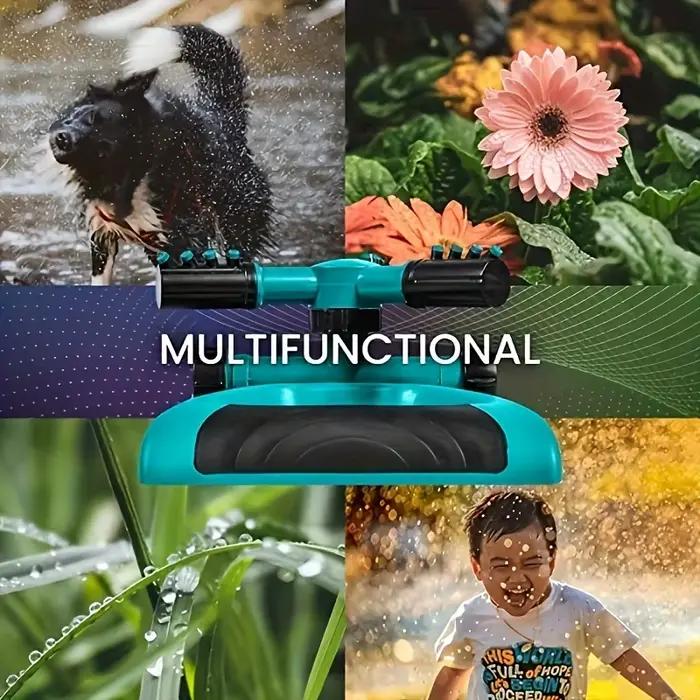 Arroseur rotatif automatique à 360 degrés pour jardin et pelouse – Matériel d'irrigation