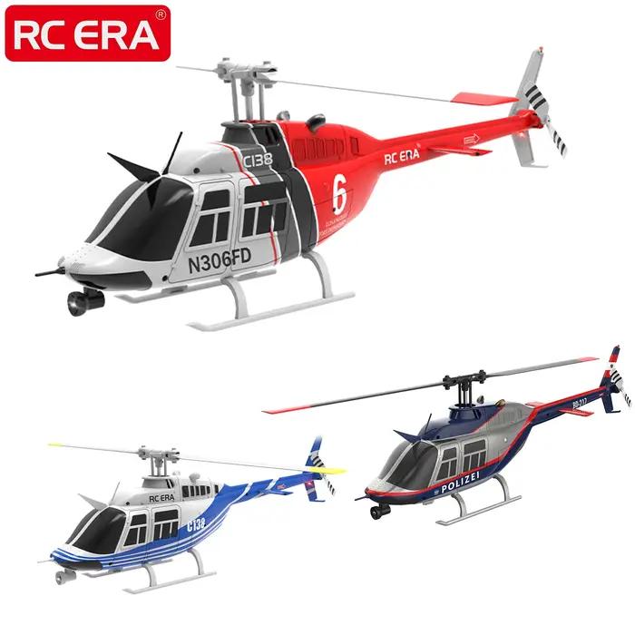 RC ERA C138 BELL 206 Jet Ranger 6 axes gyroscope stabilisé maintien d'altitude 4ch RC hélicoptère avion passe-temps pour adultes-RTF