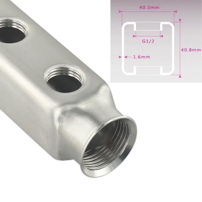 Barre de tuyau de collecteur en acier inoxydable 304