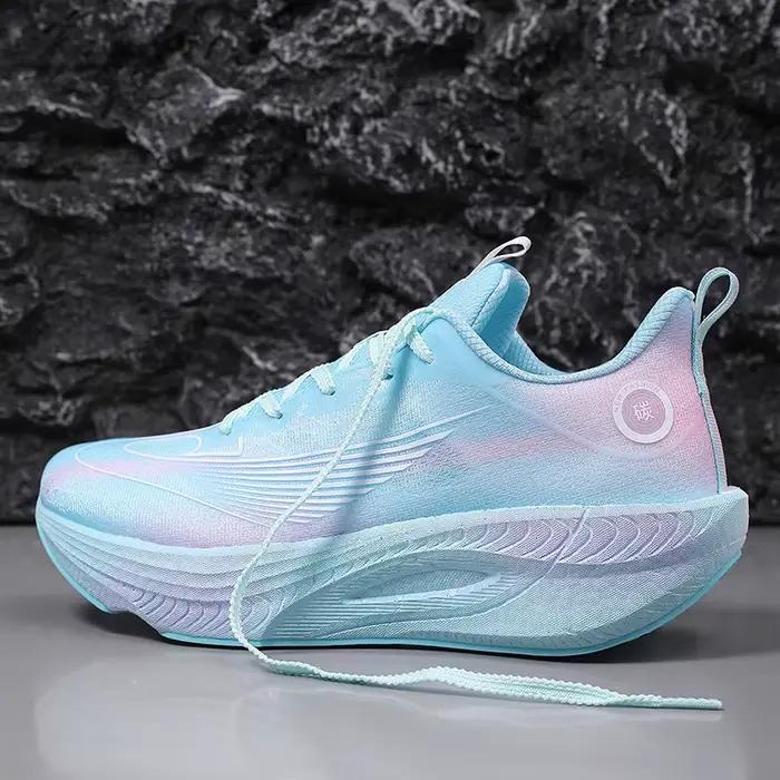 Chaussures de course professionnelles pour marathon, légères, respirantes, amortissantes, anti-chocs, antidérapantes, pour hommes et femmes