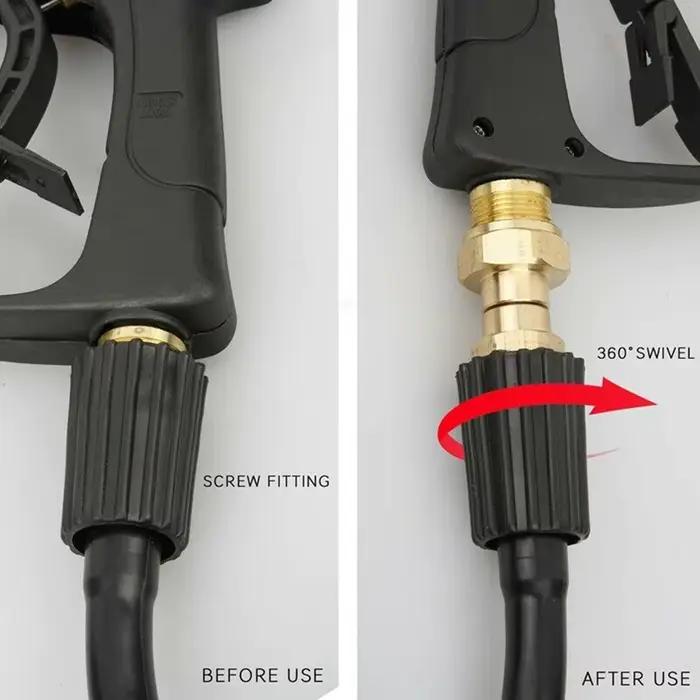 Connecteur de Joint pivotant pour nettoyeur haute pression en laiton