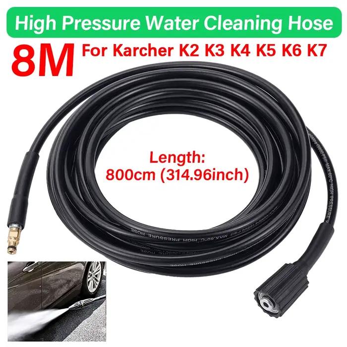 Le tuyau d'eau 6M/8M/10M/15M convient au Karcher K2 K3 K4 K5 K6 K7