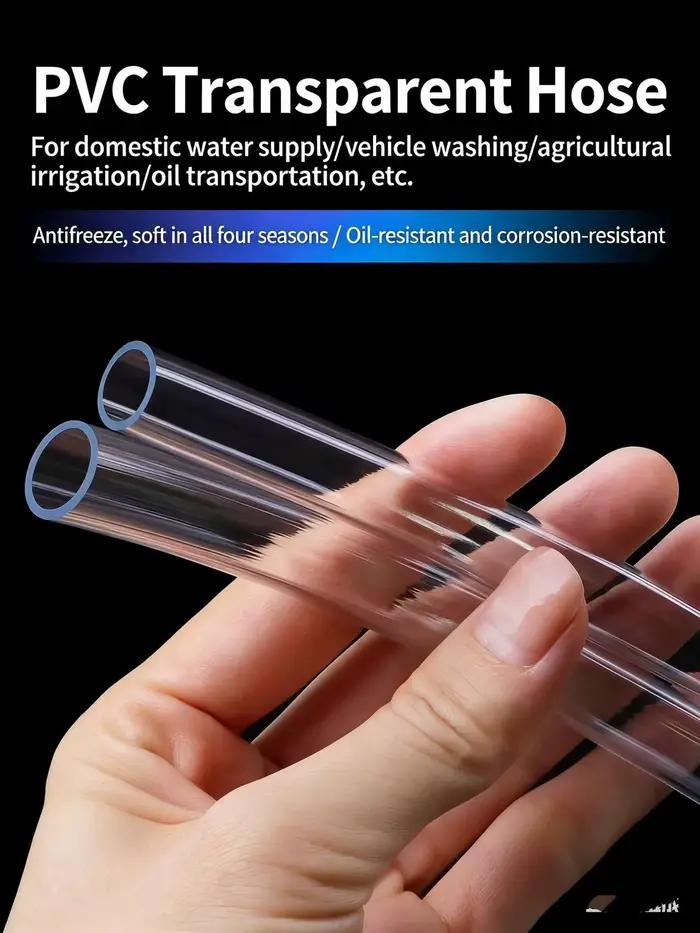 Tuyau PVC transparent pour eau