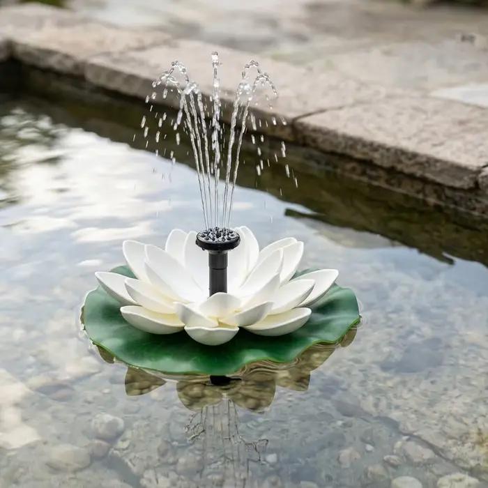 Fontaine solaire pour bain d'oiseaux