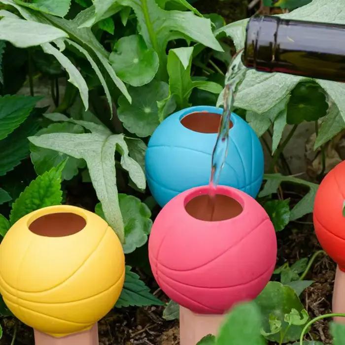 Cônes d'Arrosage existent en Forme de Basket-ball pour Plantes