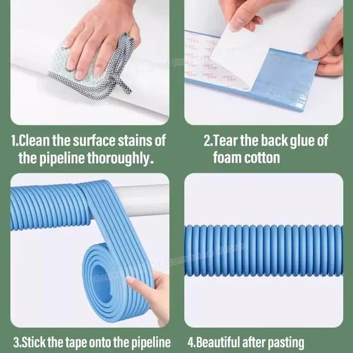 Isolation Flexible de tuyau en mousse ignifuge