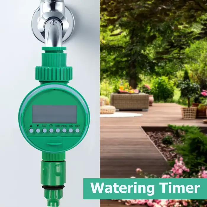 Programmateur d'arrosage intelligent portable avec écran LCD pour contrôle automatique de l'eau