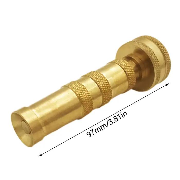 Pistolet de pulvérisation haute pression en laiton pour tuyau d'arrosage