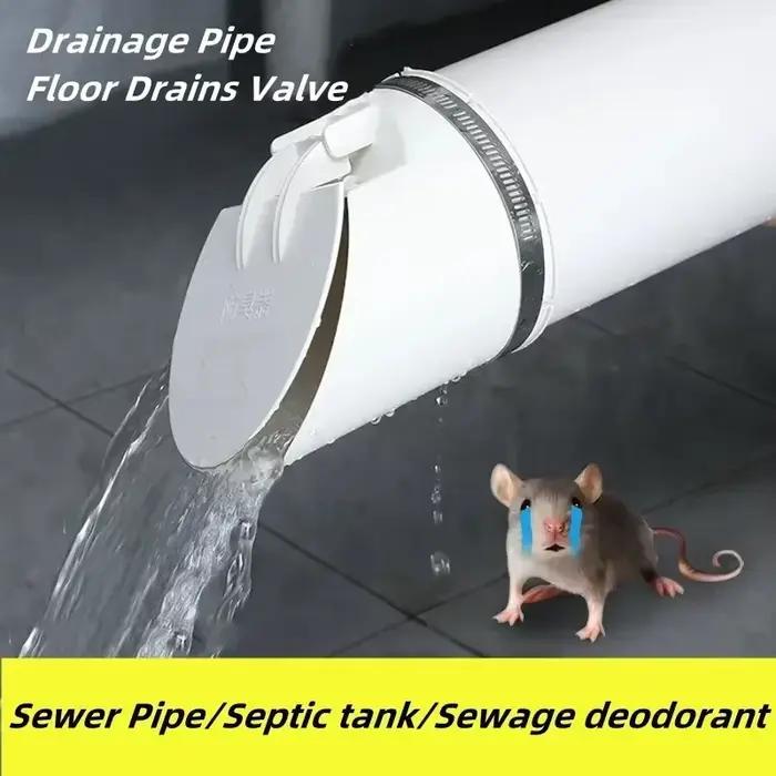 Bouchon de couverture de tuyau de pluie anti-reflux