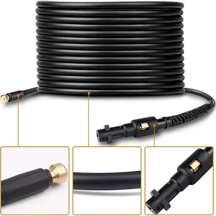 Tuyau de vidange d'évacuation haute pression en PVC renforcé pour nettoyeurs Lavor Karcher K2 K3 K5 K7 occasions spéciales et bricolage