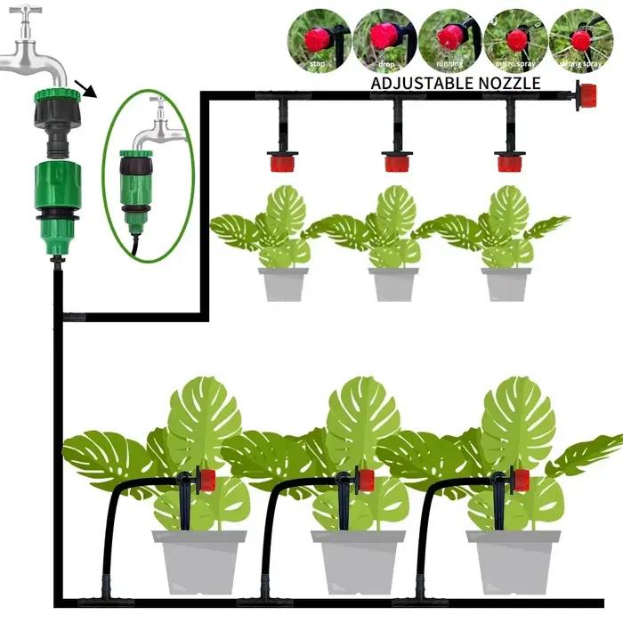 Micro système d'irrigation goutte-à-goutte Portable 20M